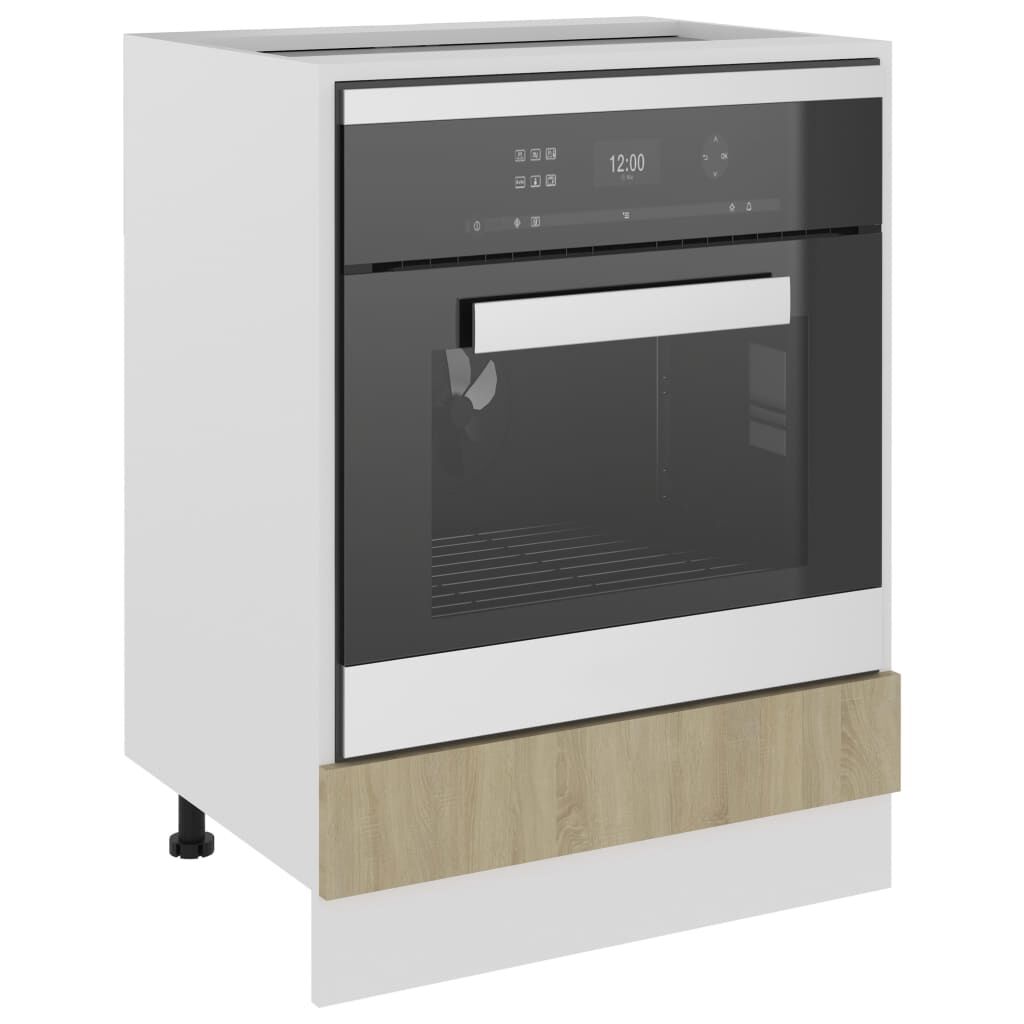 vidaXL Ντουλάπι για Φούρνο Lyon Sonoma Δρυς 60x46x81,5 εκ. Επεξ. Ξύλο