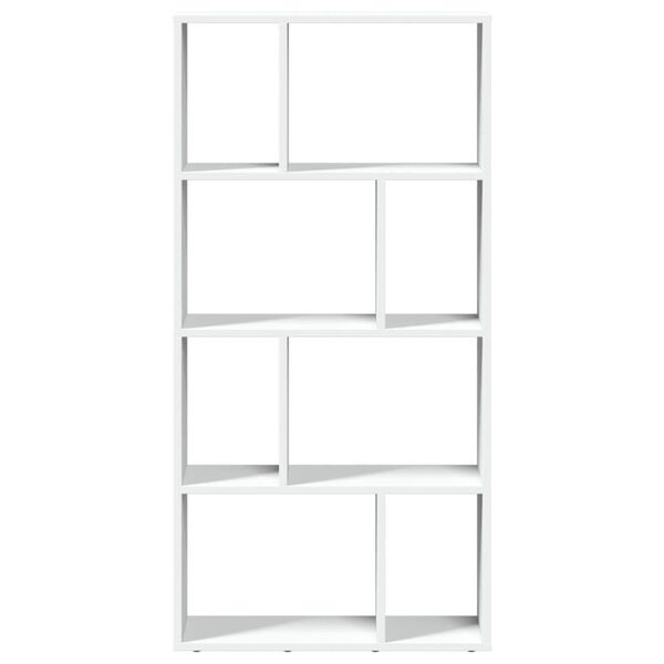 vidaXL Βιβλιοθήκη Λευκή 60x20x120 εκ. από Επεξεργασμένο Ξύλο