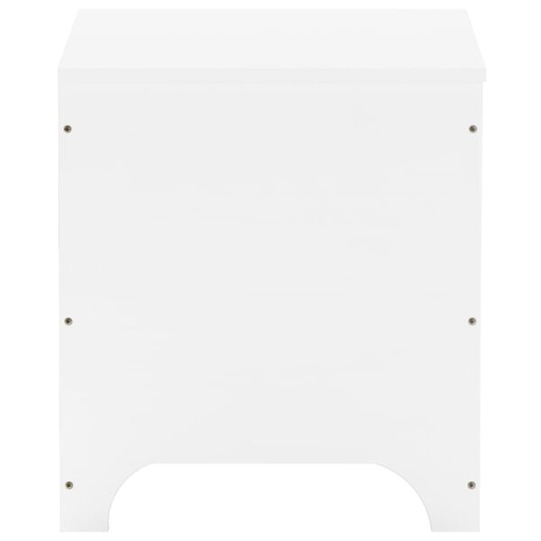 vidaXL Κουτί Αποθήκευσης με Καπάκι RANA Λευκό 60x49x54εκ. Μασίφ Πεύκο