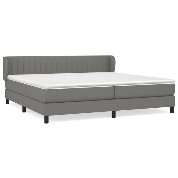 vidaXL &Kappa;&rho;&epsilon;&beta;ά&tau;&iota; Boxspring &mu;&epsilon; &Sigma;&tau;&rho;ώ&mu;&alpha; &Sigma;&kappa;&omicron;ύ&rho;&omicron; &Gamma;&kappa;&rho;&iota; 200x200 &epsilon;&kappa;. &Upsilon;&phi;&alpha;&sigma;&mu;ά&tau;&iota;&nu;&omicron;