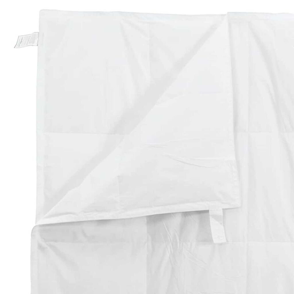 vidaXL Σετ Κουβέρτας με μαξιλάρι 2 pcs Λευκό 155 x 200 εκ. Πούπουλο