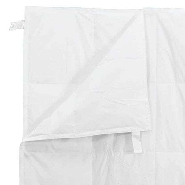 vidaXL Σετ Κουβέρτας με μαξιλάρι 2 pcs Λευκό 155 x 200 εκ. Πούπουλο