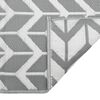 vidaXL Χαλί εξωτερικού χώρου ARAKIL γκρι 80x150 cm PP