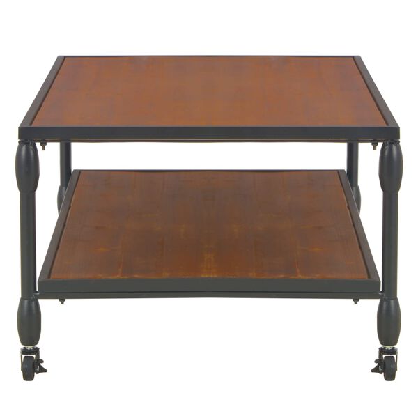 vidaXL Τραπεζάκι Σαλονιού με Ράφι 120 x 60 x 40 εκ. Μασίφ Ξύλο Ελάτης