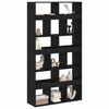 vidaXL Βιβλιοθήκη Μαύρη δρυς 100 x 33 x 187.5 εκ. Επεξεργασμένο ξύλο