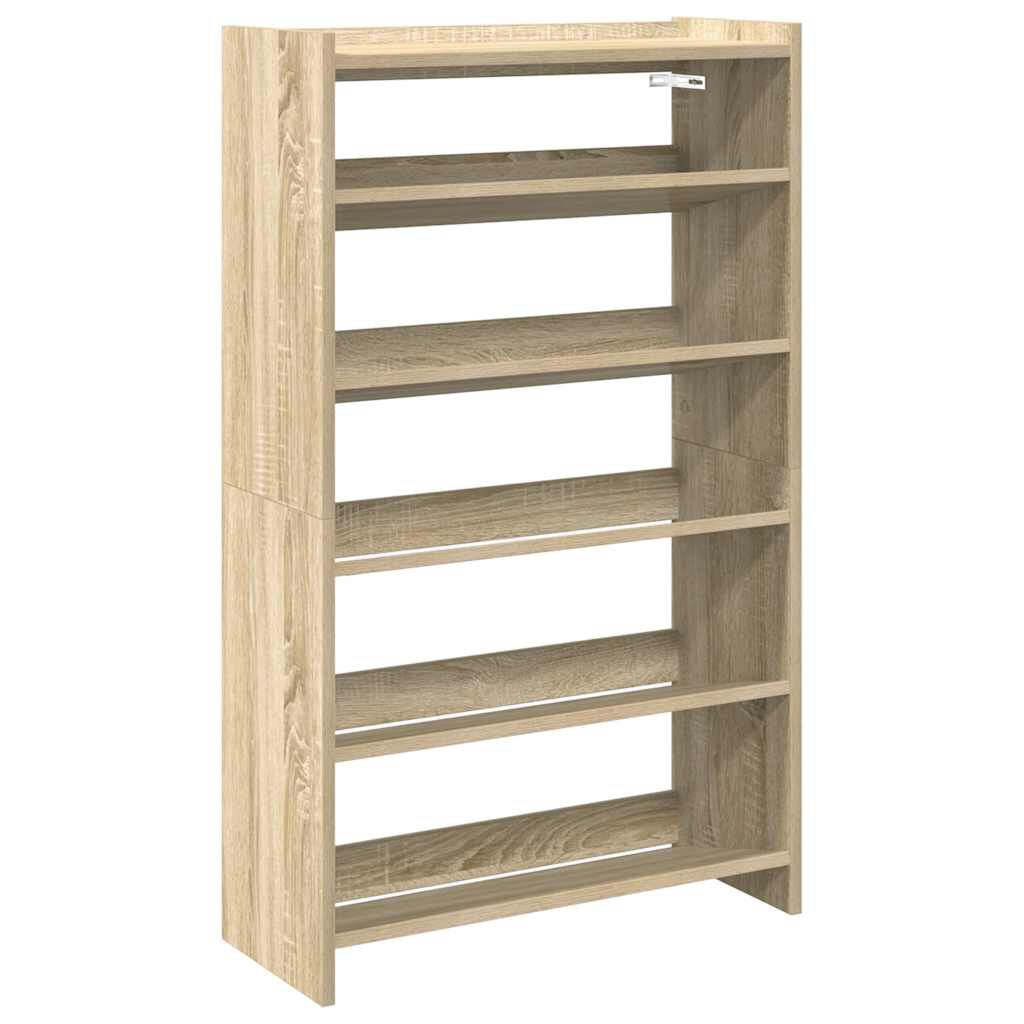 vidaXL Παπουτσοθήκη sonoma Δρυς 60x25x100 εκ. Επεξεργασμένο Ξύλο