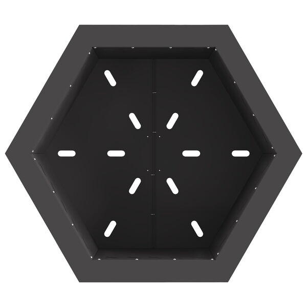 vidaXL Φωτιά Μαύρο 58 x 58 x 51 cm Κρύα έλαση από χάλυβα