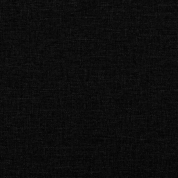 vidaXL Καναπές Κρεβάτι Γωνιακός Μαύρος 279 x 140 x 70 εκ. Υφασμάτινος