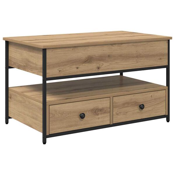 vidaXL &Tau;&rho;&alpha;&pi;&epsilon;&zeta;ά&kappa;&iota; &sigma;&alpha;&lambda;&omicron;&nu;&iota;&omicron;ύ &mu;&epsilon; &sigma;&upsilon;&rho;&tau;ά&rho;&iota; Artisan Oak 85 x 50 x 50 &epsilon;&kappa;.