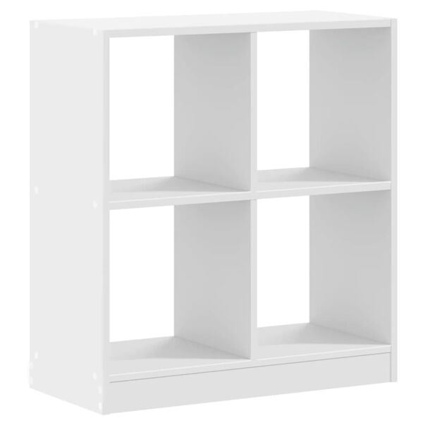 vidaXL Βιβλιοθήκη Λευκή 68,5x32x75 εκ. από Επεξεργασμένο Ξύλο