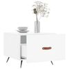 vidaXL Τραπεζάκια Σαλονιού 2 τεμ. Λευκά 50x50x40 εκ Επεξεργασμένο Ξύλο