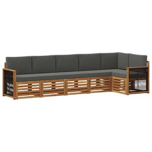 vidaXL &Sigma;&alpha;&lambda;&omicron;&nu;ά&kappa;&iota; &Gamma;&omega;&nu;&iota;&alpha;&kappa;&omicron;ύ &Kappa;&alpha;&nu;&alpha;&pi;έ &mu;&epsilon; &mu;&alpha;&xi;&iota;&lambda;ά&rho;&iota; 5 pcs &Phi;&upsilon;&sigma;&iota;&kappa;ό &kappa;&alpha;&iota; &Alpha;&nu;&theta;&rho;&alpha;&kappa;ί