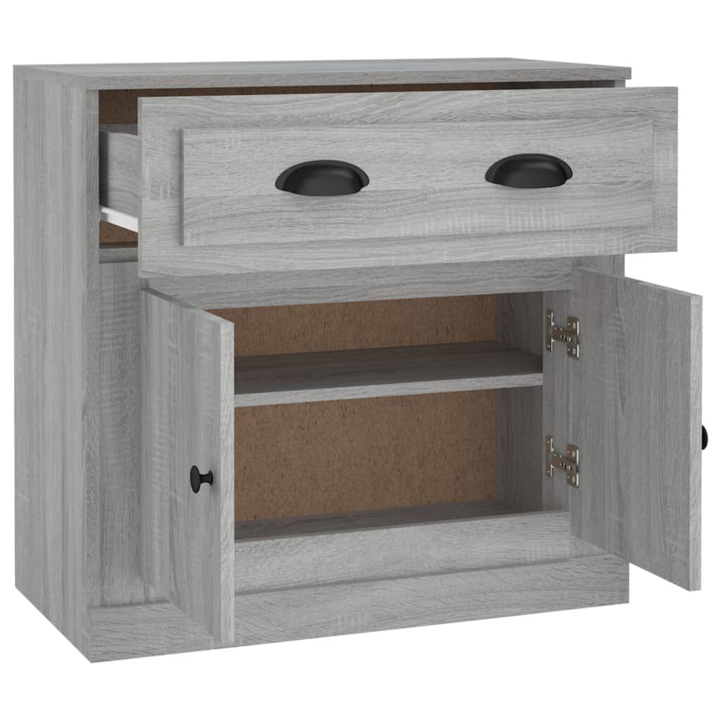 vidaXL Μπουφές Γκρι Sonoma 70x35,5x67,5 εκ. από Επεξεργασμένο Ξύλο