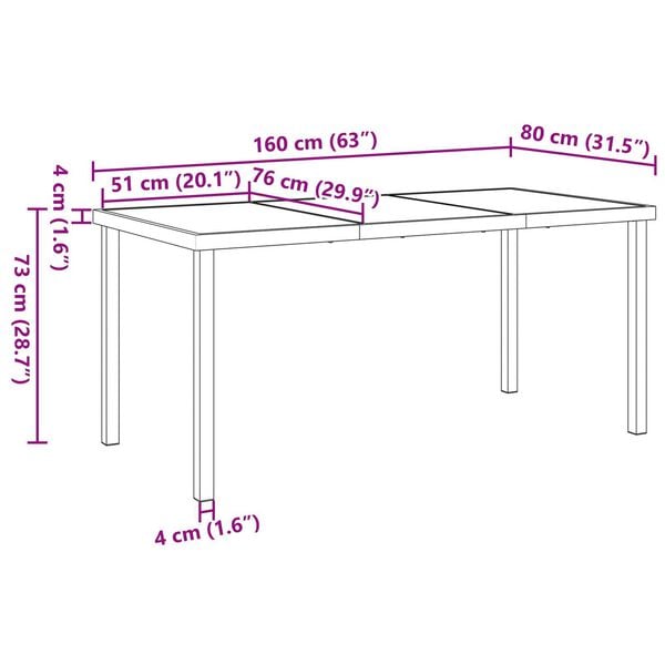 vidaXL Σέτ φαγητού για κήπο 5 pcs Γκρι συνθετικό ρατάν