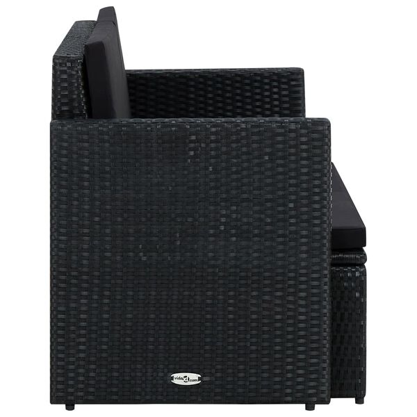 vidaXL &Kappa;&alpha;&nu;&alpha;&pi;έ&sigmaf; &Kappa;ή&pi;&omicron;&upsilon; &Delta;&iota;&theta;έ&sigma;&iota;&omicron;&sigmaf; &Mu;&alpha;ύ&rho;&omicron;&sigmaf; &alpha;&pi;ό &Sigma;&upsilon;&nu;&theta;&epsilon;&tau;&iota;&kappa;ό &Rho;&alpha;&tau;ά&nu; &mu;&epsilon; &Mu;&alpha;&xi;&iota;&lambda;ά&rho;&iota;&alpha;