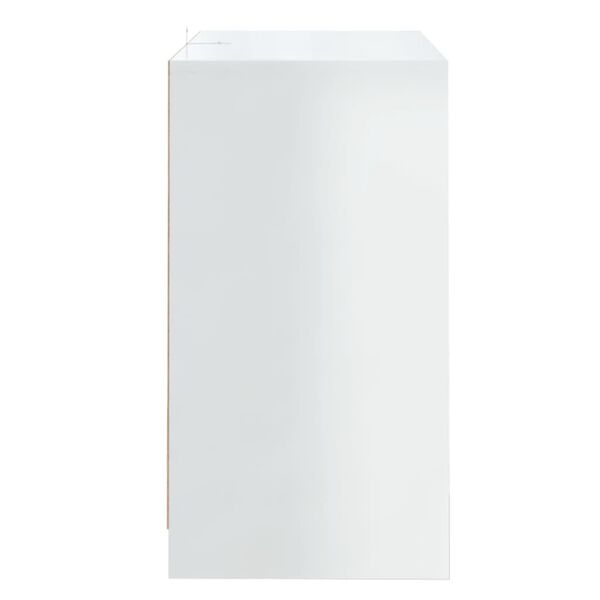 vidaXL Μπουφές Γυαλιστερό Λευκό 70x41x75 εκ. Επεξεργασμένο Ξύλο