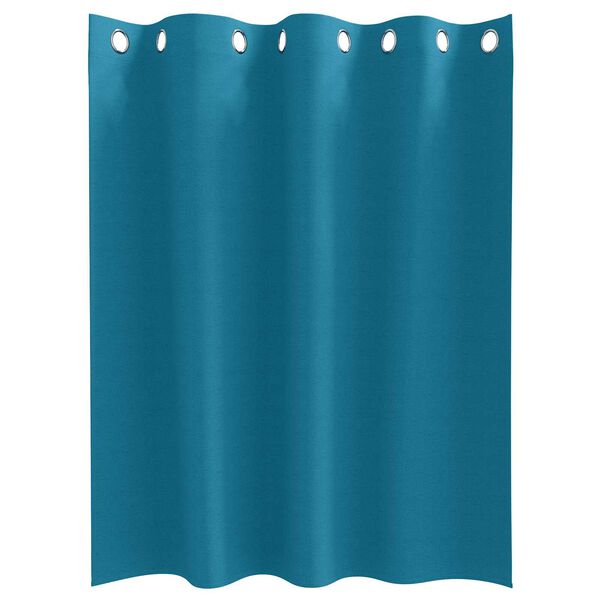 vidaXL Κουρτίνες με κουρτίνες 2 pcs Τιρκουάζ 140 x 140 cm Πολυεστέρας