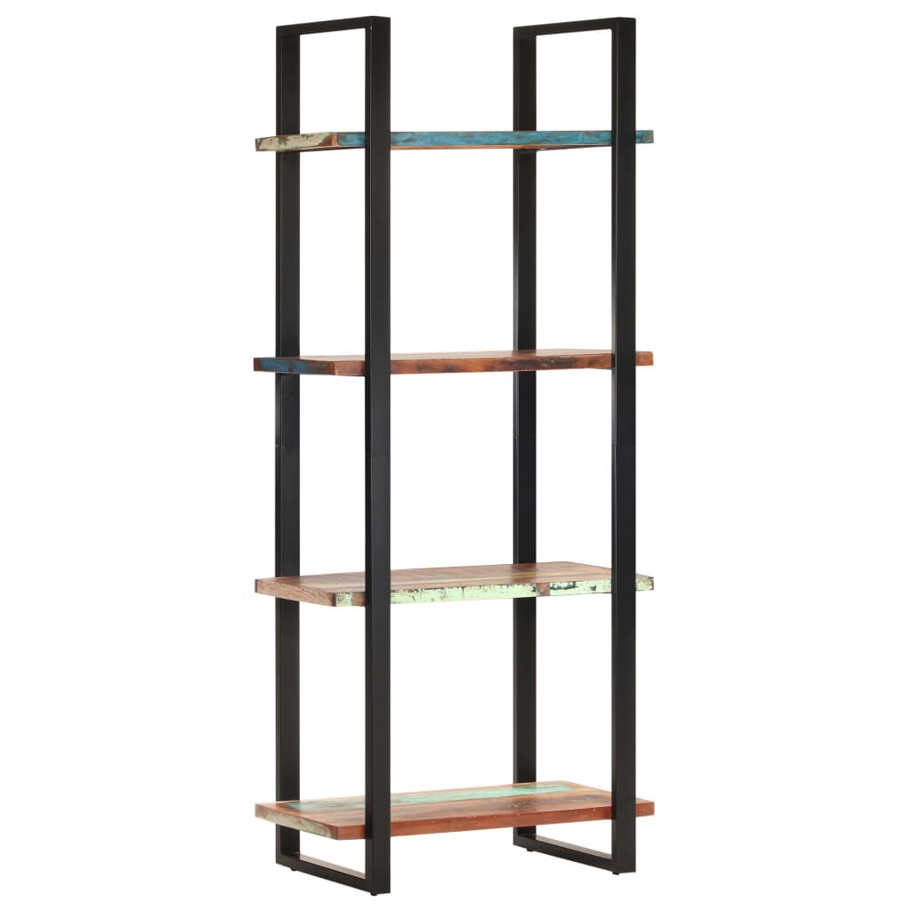 vidaXL Βιβλιοθήκη με 4 Επίπεδα 80x40x180 εκ. Μασίφ Ανακυκλωμένο Ξύλο