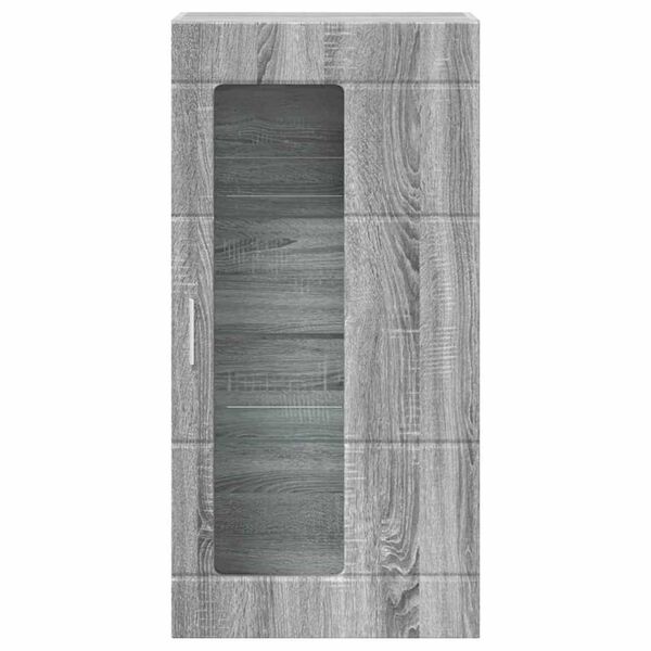 vidaXL Ντουλάπα τοίχου Γκρι sonoma 55 x 29 x 100 εκ Επεξεργασμένο ξύλο