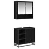 vidaXL &Sigma;&epsilon;&tau; &Epsilon;&pi;ί&pi;&lambda;&omega;&nu; &Mu;&pi;ά&nu;&iota;&omicron;&upsilon; 2 &tau;&mu;&chi;. &Mu;&alpha;ύ&rho;&eta; &Omicron;&xi;&upsilon;ά 65 x 33 x 60 &epsilon;&kappa;