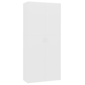 vidaXL &Pi;&alpha;&pi;&omicron;&upsilon;&tau;&sigma;&omicron;&theta;ή&kappa;&eta; &Lambda;&epsilon;&upsilon;&kappa;ή 80 x 35,5 x 180 &epsilon;&kappa;. &alpha;&pi;ό &Epsilon;&pi;&epsilon;&xi;. &Xi;ύ&lambda;&omicron;