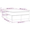 vidaXL &Kappa;&rho;&epsilon;&beta;ά&tau;&iota; Boxspring &mu;&epsilon; &Sigma;&tau;&rho;ώ&mu;&alpha; &Pi;&rho;ά&sigma;&iota;&nu;&omicron; 120x200 &epsilon;&kappa;. &Upsilon;&phi;&alpha;&sigma;&mu;ά&tau;&iota;&nu;&omicron;