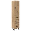 vidaXL Highboard Artisan Oak 34,5 x 34 x 180 &epsilon;&kappa;. &Epsilon;&pi;&epsilon;&xi;&epsilon;&rho;&gamma;&alpha;&sigma;&mu;έ&nu;&omicron; &Xi;ύ&lambda;&omicron;