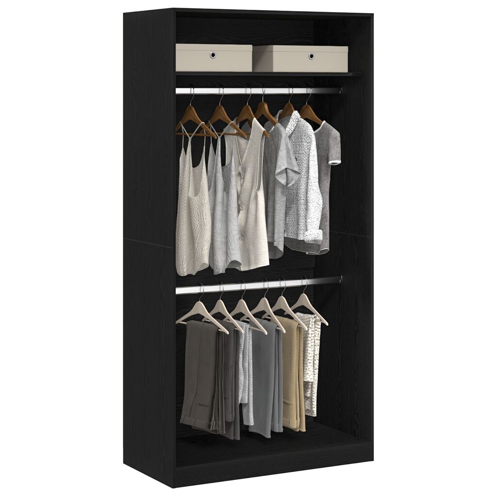 Armoire Black Oak vidaXL - 100x50x200 εκ.