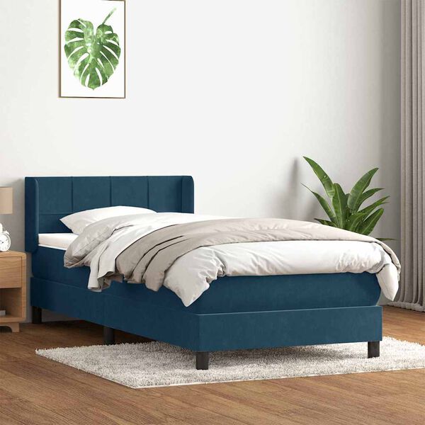 vidaXL &Kappa;&rho;&epsilon;&beta;ά&tau;&iota; Boxspring &mu;&epsilon; &Sigma;&tau;&rho;ώ&mu;&alpha; &Sigma;&kappa;&omicron;ύ&rho;&omicron; &Mu;&pi;&lambda;&epsilon; 80x220 &epsilon;&kappa;. &Beta;&epsilon;&lambda;&omicron;ύ&delta;&iota;&nu;&omicron;