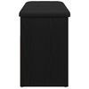 vidaXL Πάγκος για παπούτσια Μαύρο 80 x 30 x 45 cm Επεξεργασμένο ξύλο