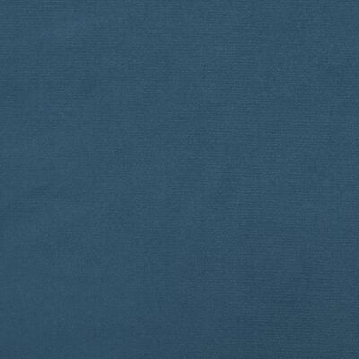 vidaXL Πλαίσιο Κρεβατιού Boxspring Σκούρο Μπλε 160x200 εκ. Βελούδινο
