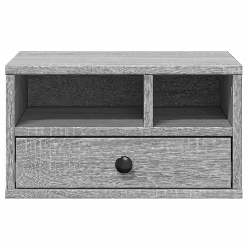 vidaXL Βάση Εκτυπωτή Γκρι Sonoma 40x32x22,5 εκ. από Επεξεργασμένο Ξύλο