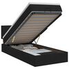 vidaXL &Kappa;&rho;&epsilon;&beta;ά&tau;&iota; Ottoman &mu;&epsilon; &sigma;&tau;&rho;ώ&mu;&alpha; &mu;&epsilon; &kappa;&epsilon;&phi;&alpha;&lambda;ά&rho;&iota; &Mu;&alpha;ύ&rho;&omicron; 80 x 200 cm Ύ&phi;&alpha;&sigma;&mu;&alpha;
