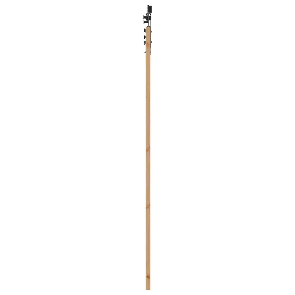 vidaXL Συρόμενη Πόρτα ORKDAL Καφέ 86 x 211 cm Ξύλο και μέταλλο