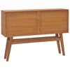 vidaXL Τραπέζι Κονσόλα 110x30x79 εκ. από Μασίφ Ξύλο Teak