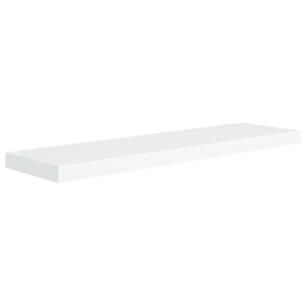 vidaXL Ράφια Τοίχου 4 τεμ. Άσπρα 90x23,5x3,8 εκ. MDF