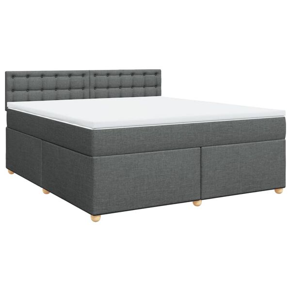vidaXL &Kappa;&rho;&epsilon;&beta;ά&tau;&iota; Boxspring &mu;&epsilon; &Sigma;&tau;&rho;ώ&mu;&alpha; &Sigma;&kappa;&omicron;ύ&rho;&omicron; &Gamma;&kappa;&rho;&iota; 180x200 &epsilon;&kappa; &Upsilon;&phi;&alpha;&sigma;&mu;ά&tau;&iota;&nu;