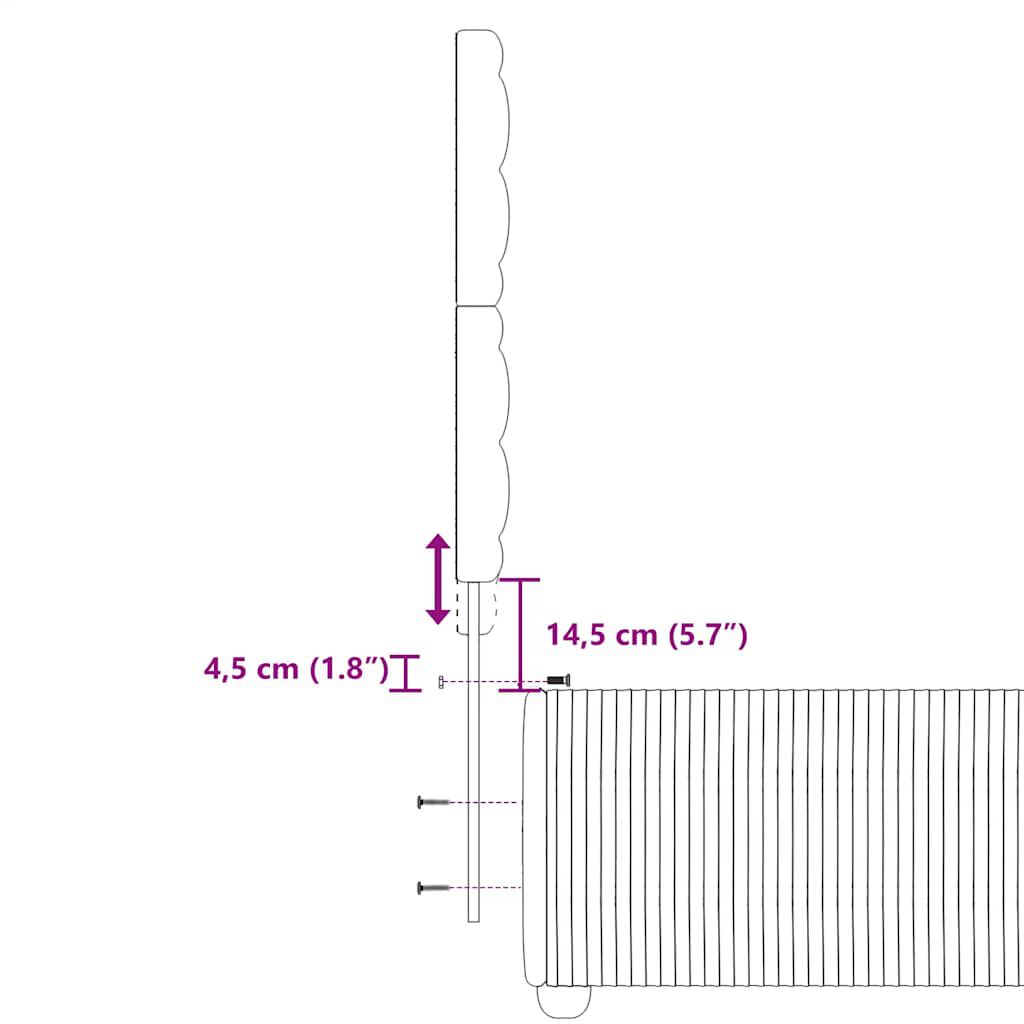 vidaXL Κρεβάτι Boxspring με Στρώμα Ανοιχτό Γκρι 100x200 εκ. Υφασμάτινο