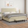vidaXL &Kappa;&rho;&epsilon;&beta;ά&tau;&iota; Boxspring &mu;&epsilon; &Sigma;&tau;&rho;ώ&mu;&alpha; &Kappa;&rho;&epsilon;&mu; 200x200 &epsilon;&kappa;. &Sigma;&upsilon;&nu;&theta;&epsilon;&tau;&iota;&kappa;ό &Delta;έ&rho;&mu;&alpha;