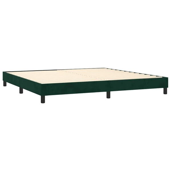 vidaXL &Kappa;&rho;&epsilon;&beta;ά&tau;&iota; Boxspring &mu;&epsilon; &Sigma;&tau;&rho;ώ&mu;&alpha; &Sigma;&kappa;&omicron;ύ&rho;&omicron; &Pi;&rho;ά&sigma;&iota;&nu;&omicron; 200x200&epsilon;&kappa;. &Beta;&epsilon;&lambda;&omicron;ύ&delta;&iota;&nu;&omicron;