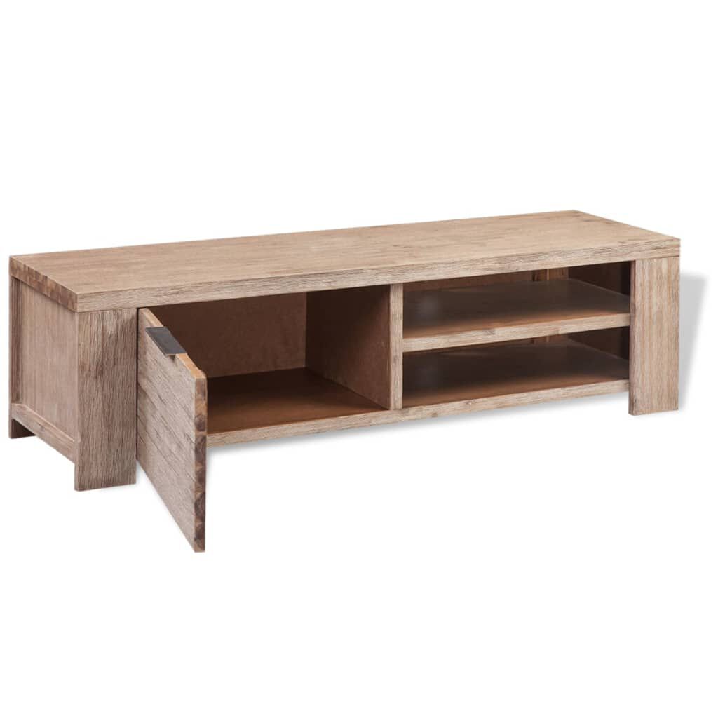 vidaXL Έπιπλο Τηλεόρασης 140x38x40 εκ. Μασίφ Βουρτσισμένο Ξύλο Ακακίας