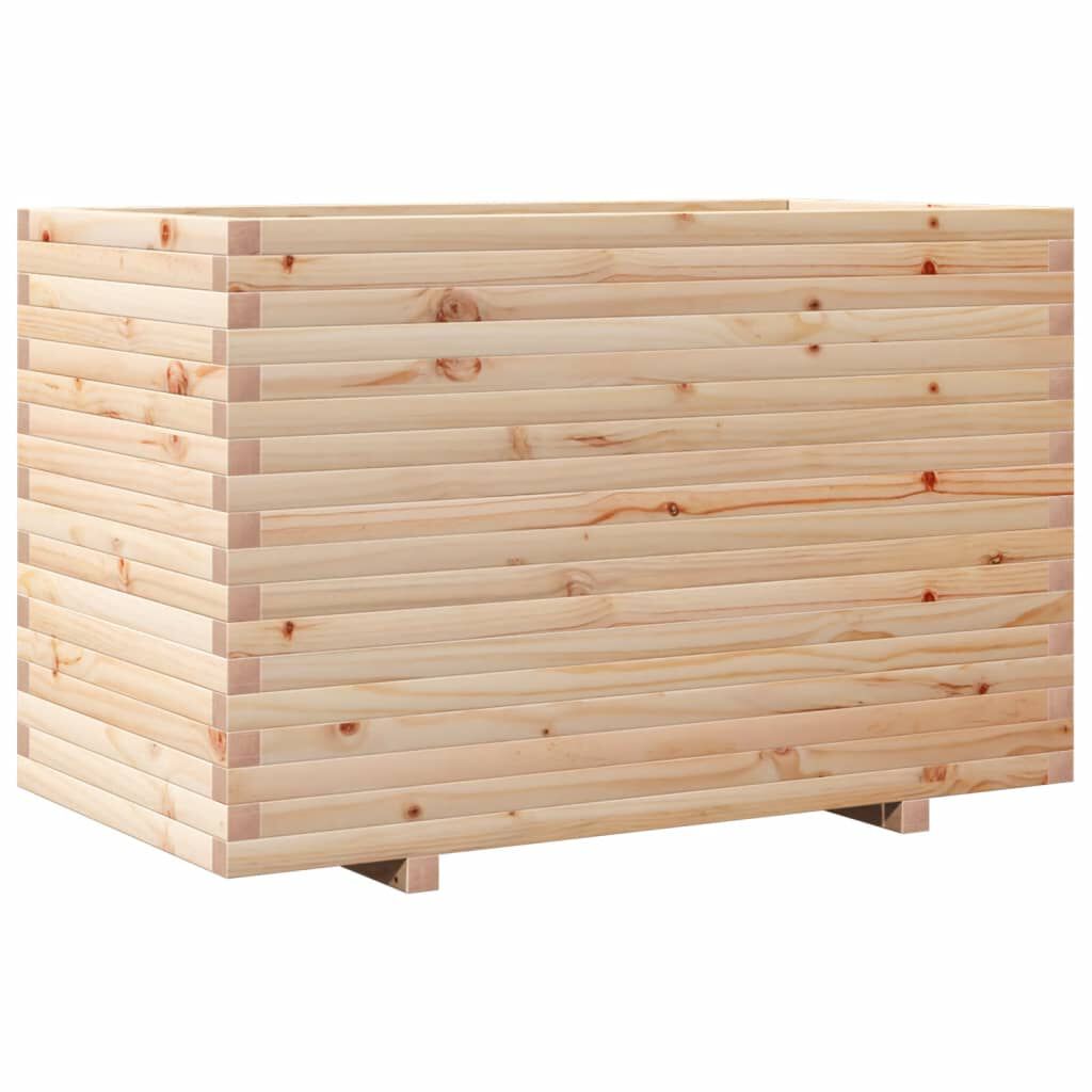 vidaXL Ζαρντινιέρα 110x60x72 εκ. από Μασίφ Ξύλο Πεύκου