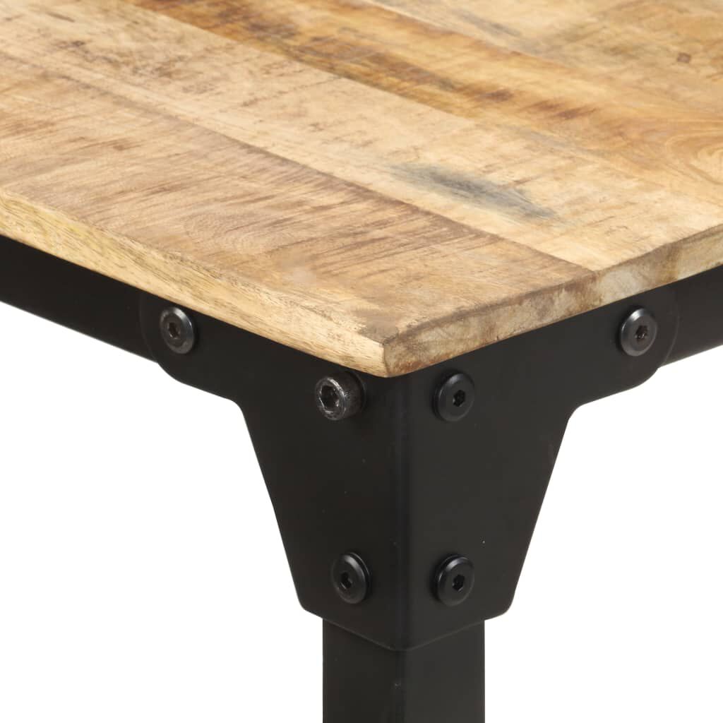 vidaXL Τραπεζαρία 180 x 90 x 76 εκ. από Ακατέργαστο Ξύλο Μάνγκο