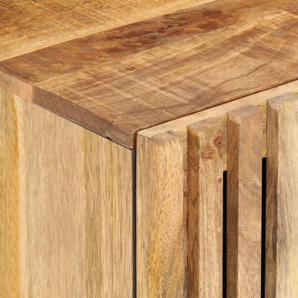 vidaXL Έπιπλο Τηλεόρασης 105 x 34 x 46 εκ. Μασίφ Ακατέργ. Ξύλο Μάνγκο