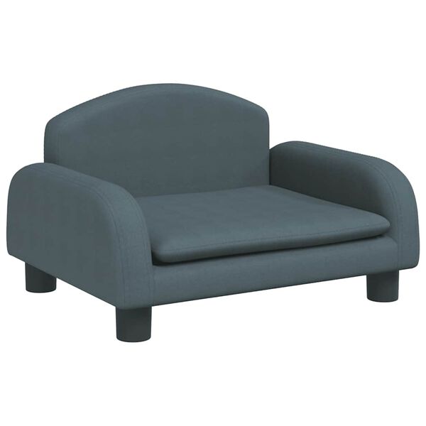 vidaXL Κρεβάτι Σκύλου Σκούρο Γκρι 50 x 40 x 30 εκ. Υφασμάτινο