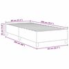 vidaXL Κρεβάτι με ελατήρια Μπλε 80 x 200 cm Βελούδο