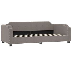vidaXL &Kappa;&alpha;&nu;&alpha;&pi;έ&sigmaf; &Kappa;&rho;&epsilon;&beta;ά&tau;&iota; Taupe 80 x 200 &epsilon;&kappa;. &Upsilon;&phi;&alpha;&sigma;&mu;ά&tau;&iota;&nu;&omicron;&sigmaf;