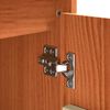 vidaXL Πλαϊνό γραφείο Καφέ 111 x 34 x 75 εκ. Μασίφ ξύλο πεύκου