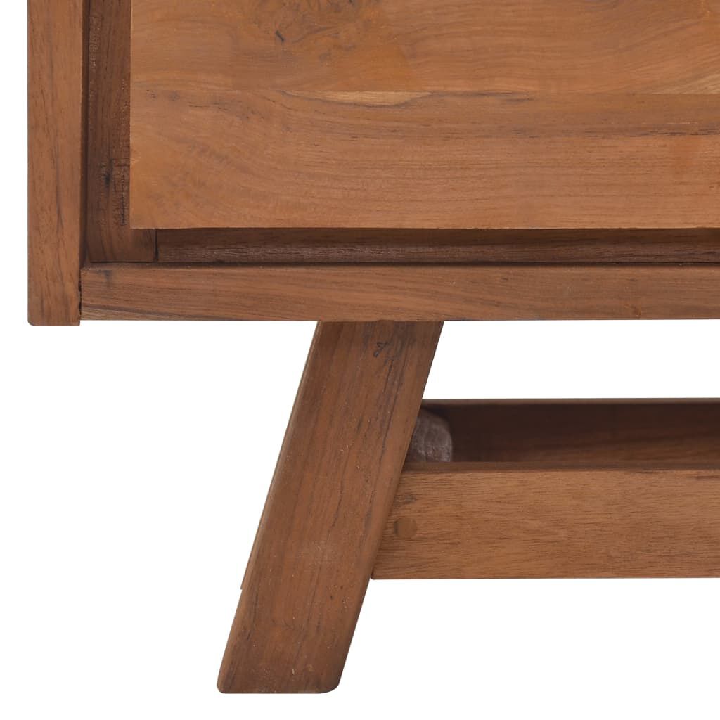 vidaXL Έπιπλο Τηλεόρασης 80 x 30 x 50 εκ. από Μασίφ Ξύλο Teak