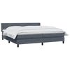 vidaXL Box Spring &Kappa;&rho;&epsilon;&beta;ά&tau;&iota; &mu;&epsilon; &sigma;&tau;&rho;ώ&mu;&alpha; &Sigma;&kappa;&omicron;ύ&rho;&omicron; &gamma;&kappa;&rho;&iota; 180x220 &epsilon;&kappa;. &Beta;&epsilon;&lambda;&omicron;ύ&delta;&iota;&nu;&omicron;